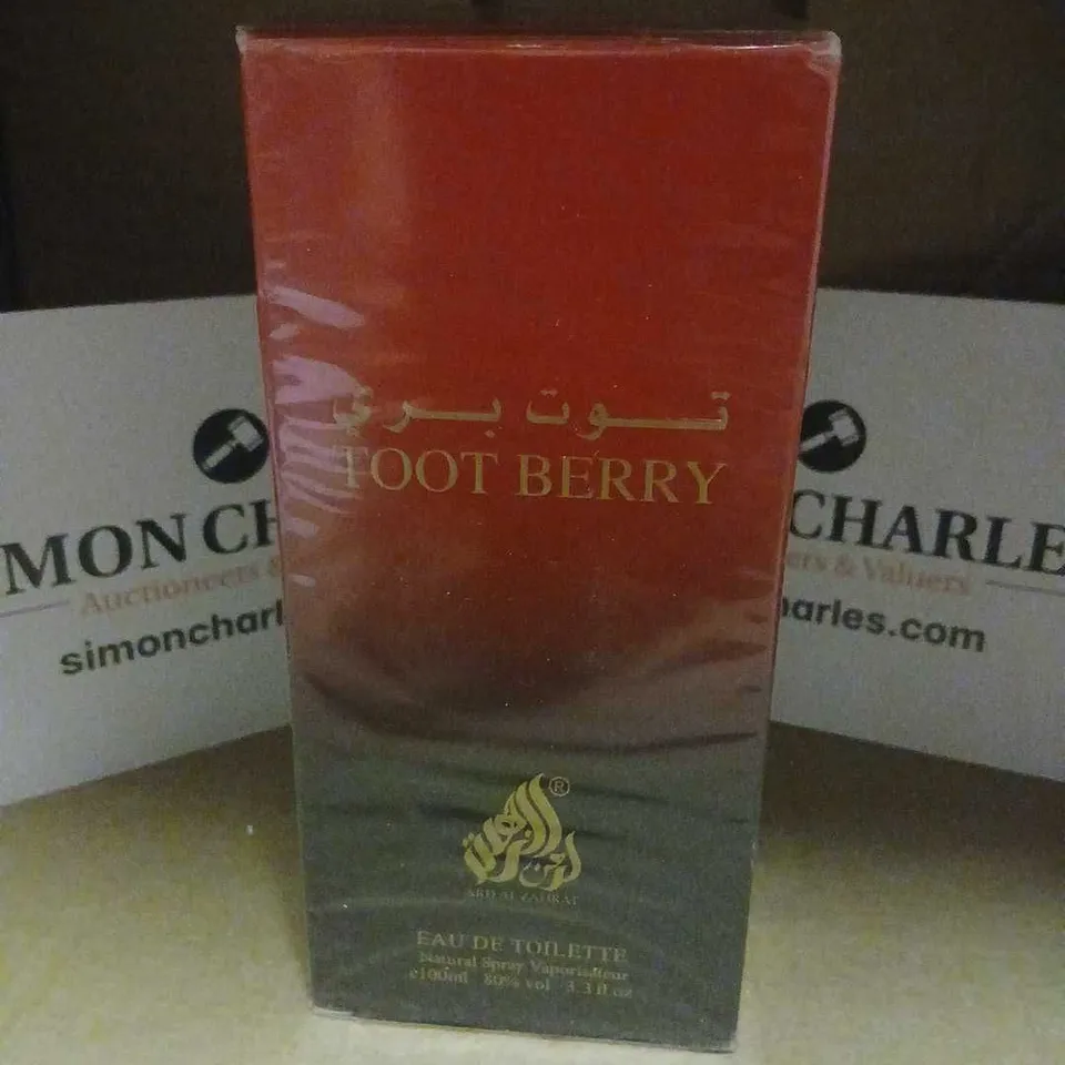 BOXED AND SEALED TOOT BERRY ARD AL ZAHRAT EAU DE TOILETTE 100ML