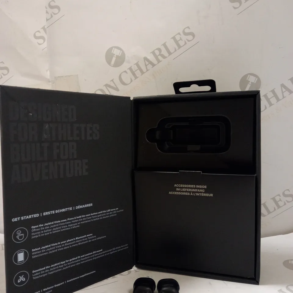 JAYBIRD VISTA EAR BUDS AND CHARGING CASE