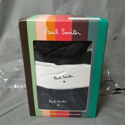 BOXED PAUL SMITH 3 PACK T-SHIRT SIZE M