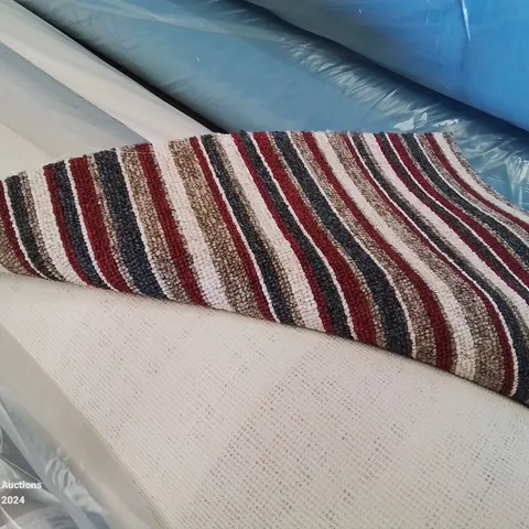 ROLL OF QUALITY B.GALA RED STRIPES SB 170 RED LINES APPROXIMATELY 16.03M L X 4M W CARPET