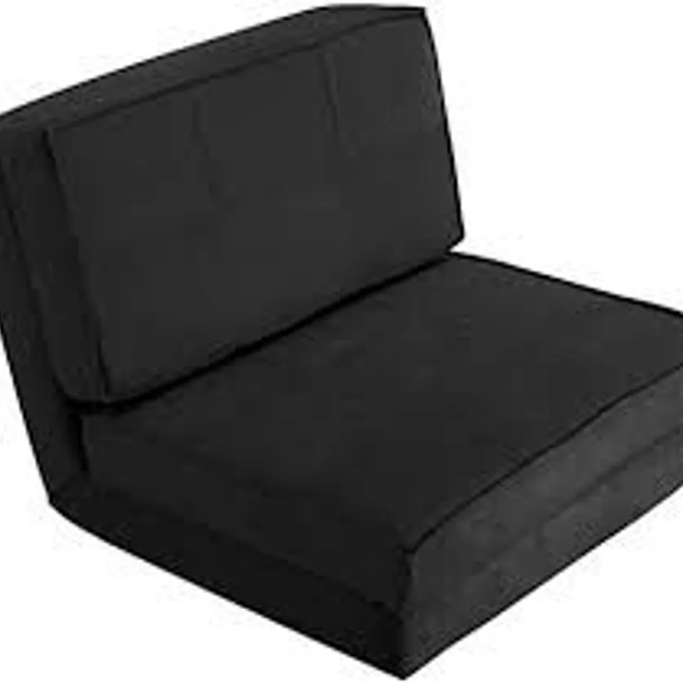 BOXED COSTWAY FOLDING 5 POSITION CONVERTIBLE SLEEPER BED ARMCHAIR LOUNGE - BLACK