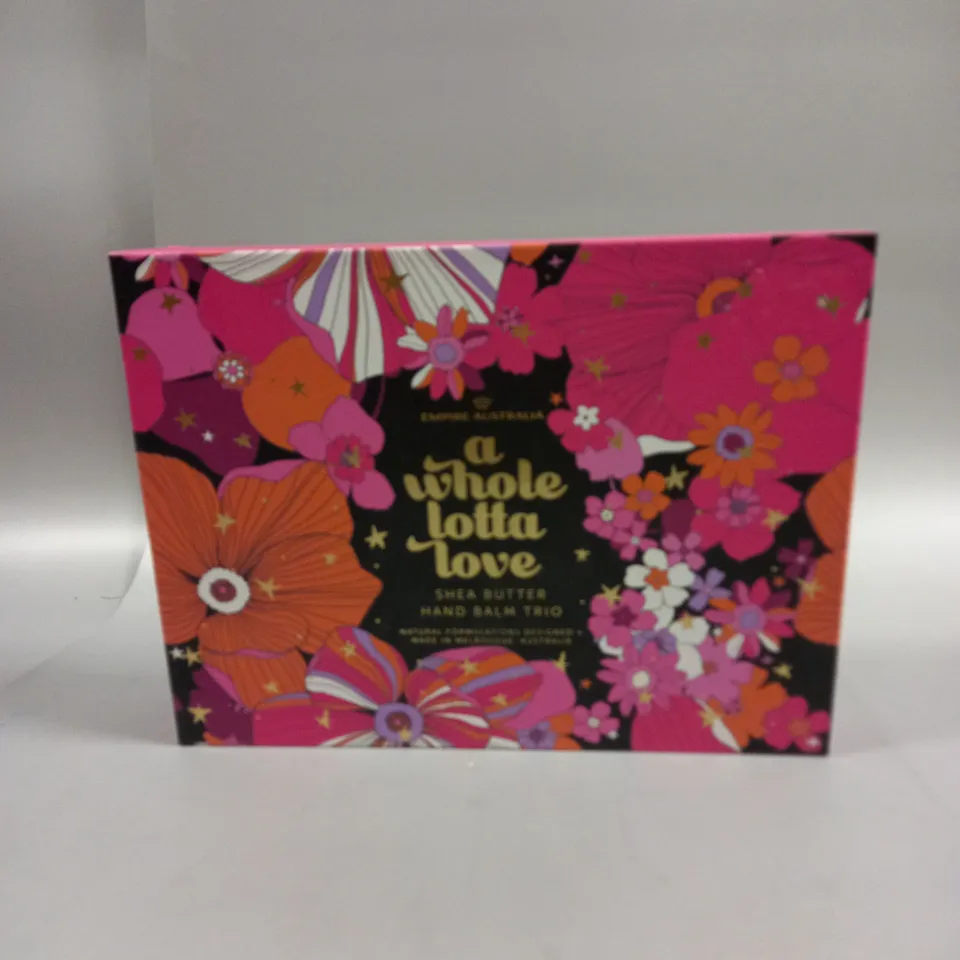 EMPIRE AUSTRALIA A WHOLE LOTTA LOVE SHEA BUTTER HAND BALM TRIO 