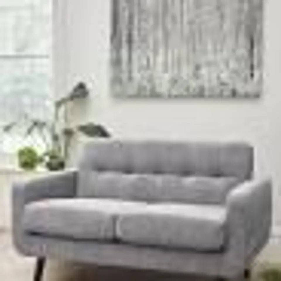 BOXED EVERYDAY OSLO FABRIC 2-SEATER SOFA - NATURAL (1 BOX)