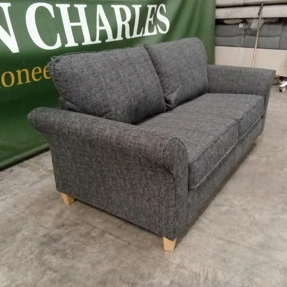 ALSOP 3 SEATER FABRIC SOFA - CHARCOAL RRP £749