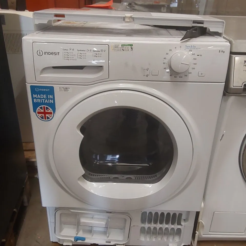 INDESIT 12D81WUK 8KG CONDENSER TUMBLE DRYER