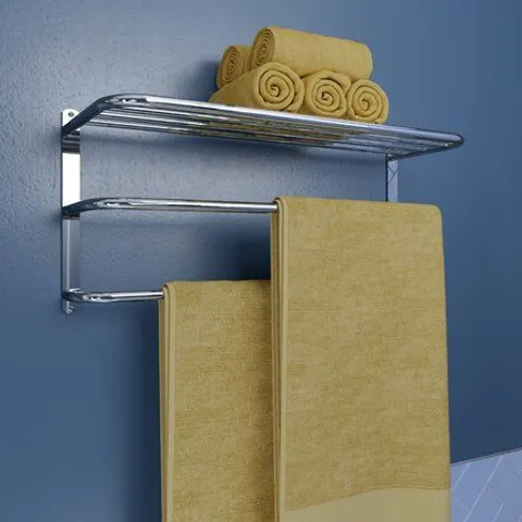 BOXED WALL MOUNTED TOWEL RACK