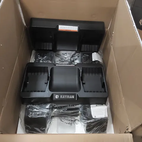 BOXED PAIR OF KAYMAN 2-12KG ADJUSTABLE DUMBELLS 
