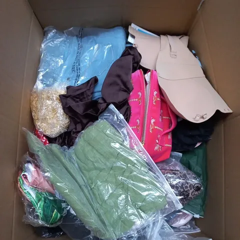 APPROXIMATELY 20 ASSORTED CLOTHING AND FASHION PRODUCTS IN VARIOUS STYLES AND SIZES - COLLECTION ONLY