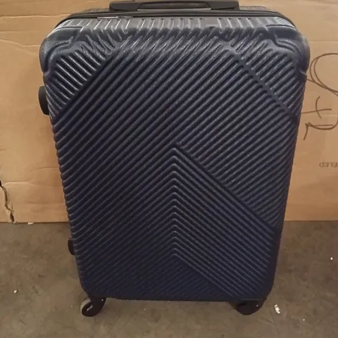 UNBOXED NEO BLUE HARD SHELL LUGGAGE SUITCASE