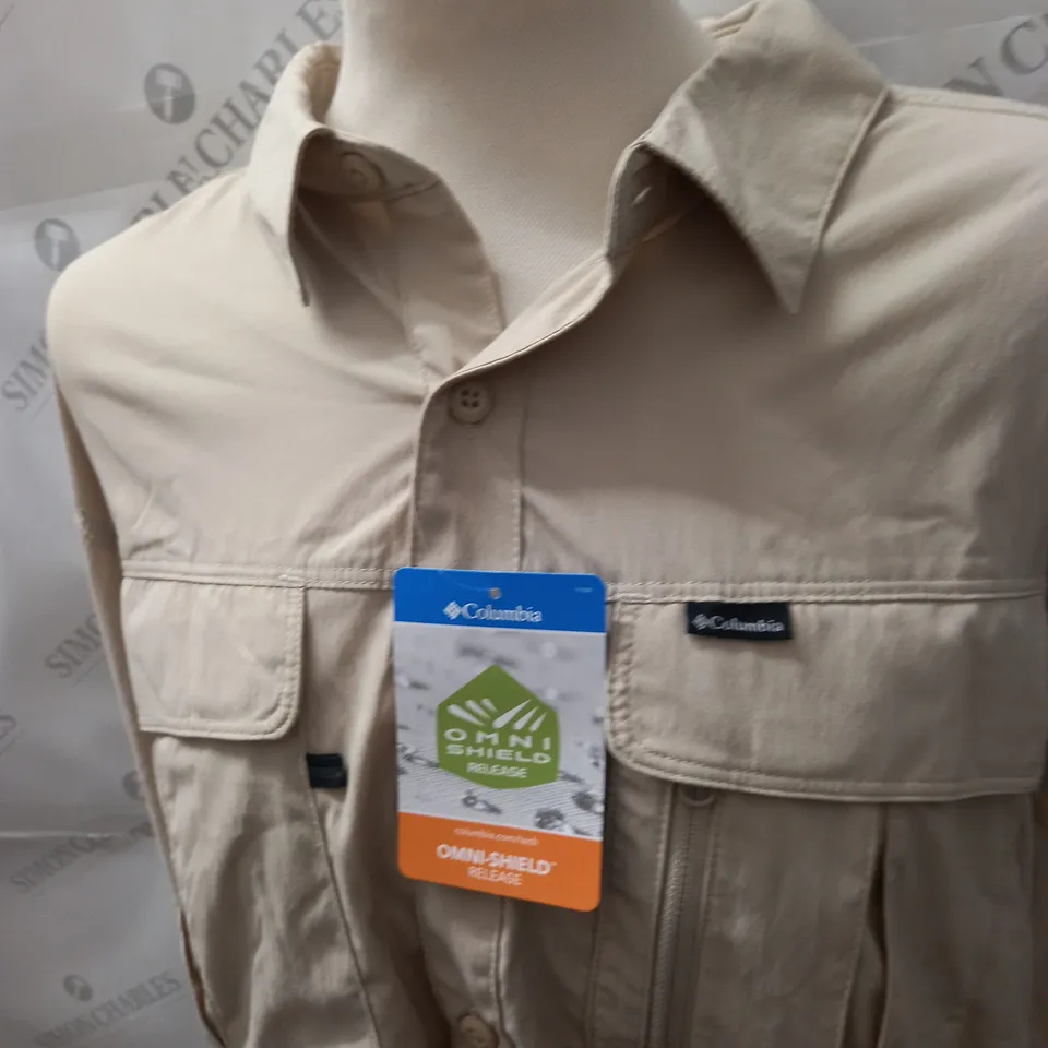 COLUMBIA NEWTON RIDGE LONG SLEEVE SHIRT SIZE XL