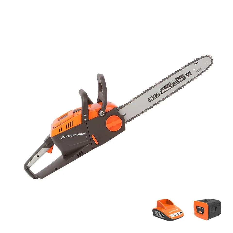  YARD FORCE 40V CORDLESS CHAINSAW WITH 35CM LENGTH BAR AND CHAIN