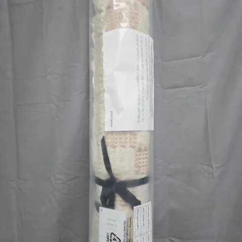 JOHN LEWIS RUNNER RUG - BEIGE PATTERN