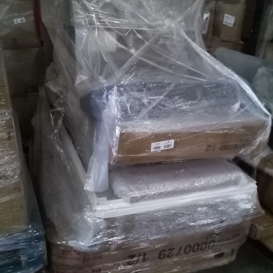 PALLET OF ASSORTED DINING TABLE PARTS