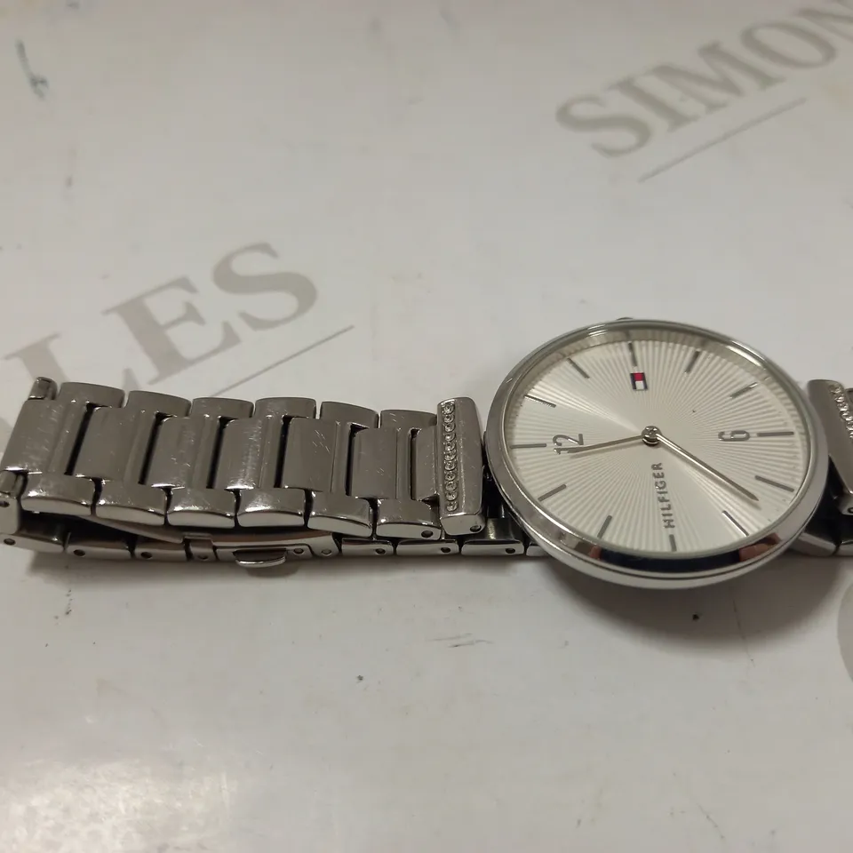 TOMMY HILFIGER SILVER DIAL STAINLESS STEEL BRACELET WATCH RRP £129