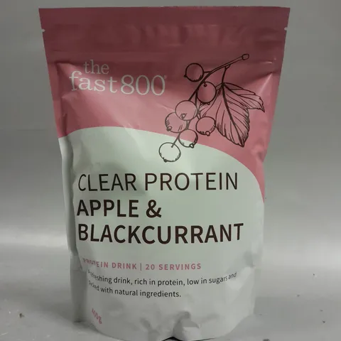 SEALED THE FAST 800 CLEAR PROTEIN DRINK - APPLE & BLACKCURRANT - 400G