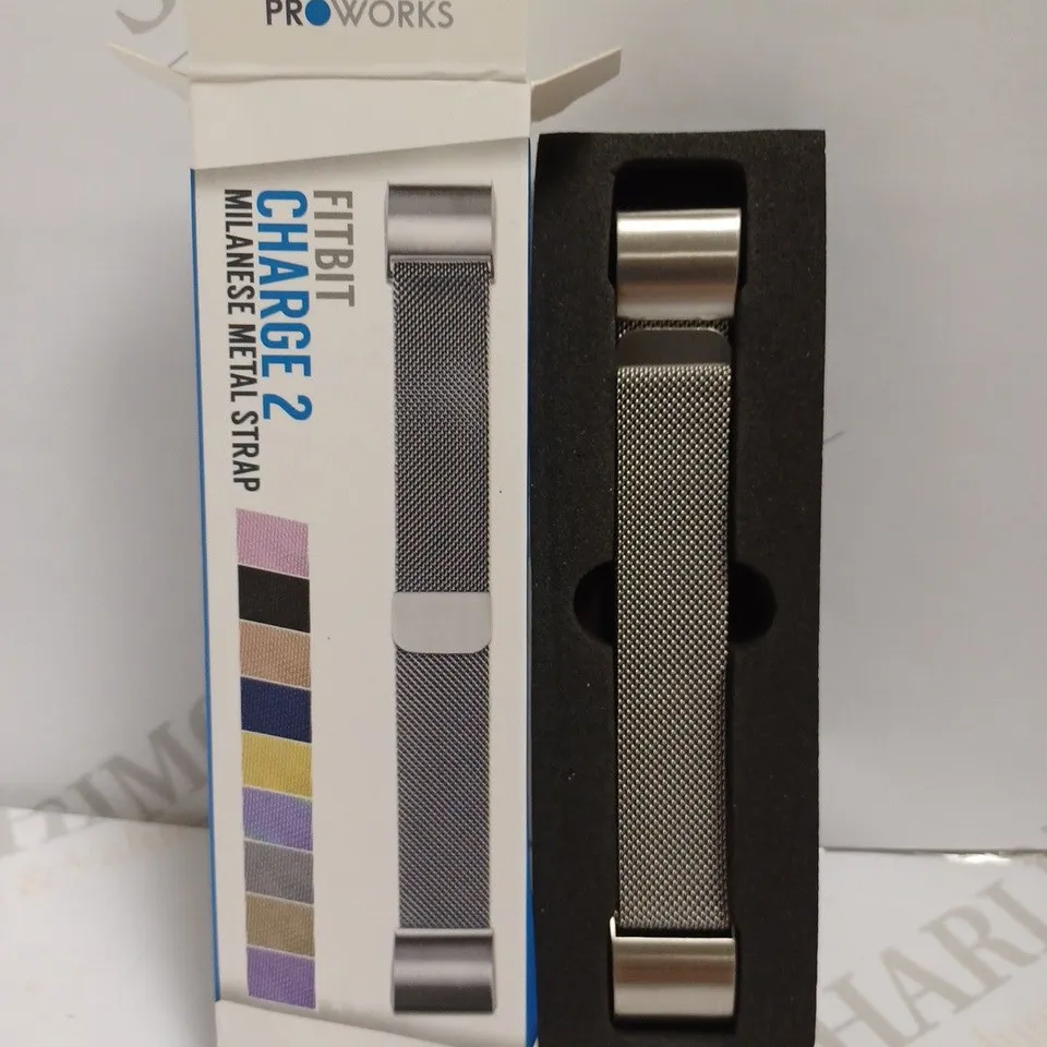 PROWORKS FITBIT CHARGE 2 MILANESE METAL STRAP