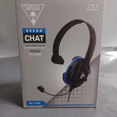 BOXED TURTLE BEACH RECON CHAT COMMUNICATOR FOR PS4 & 5