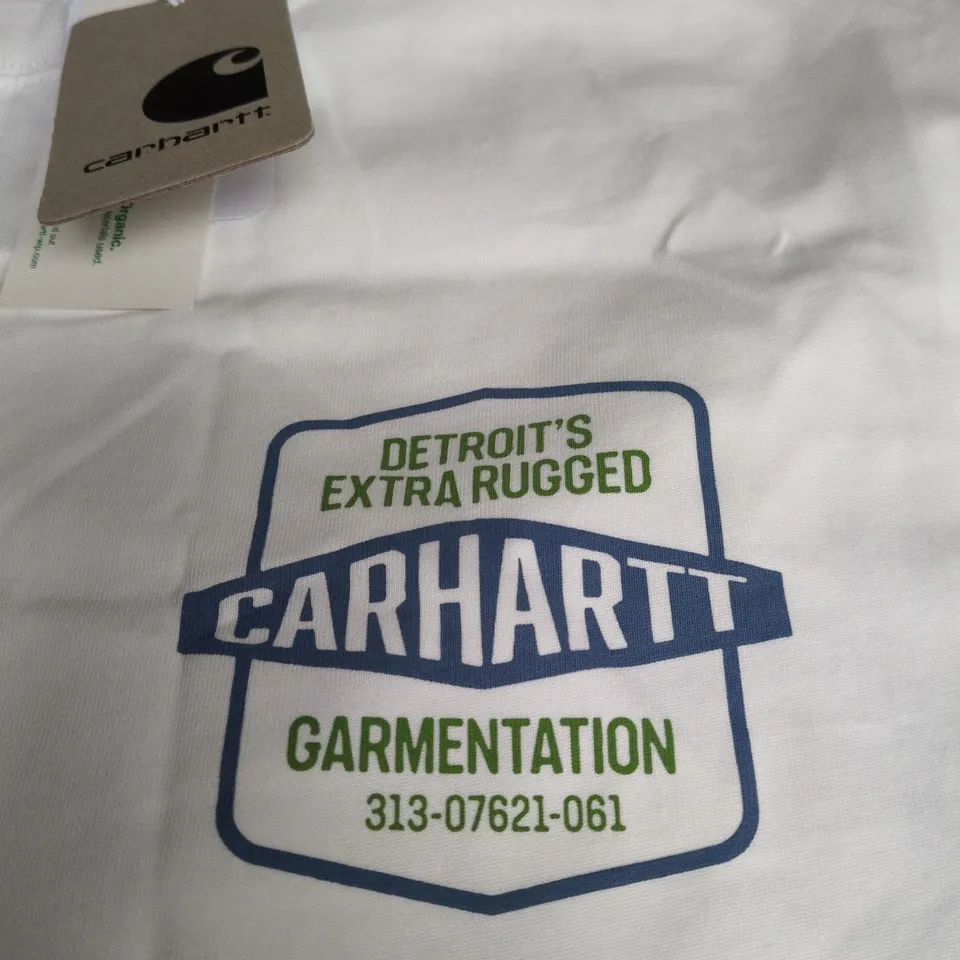 CARHARTT S/S NETWORKS T SHIRT WHITE MEDIUM WITH TAGS