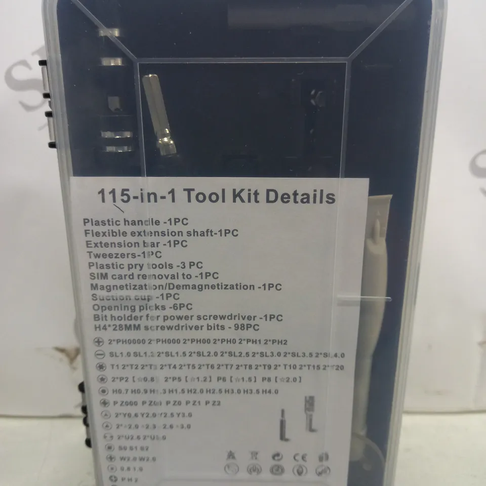 UNBRANDED 115-IN-1 TOOL KIT