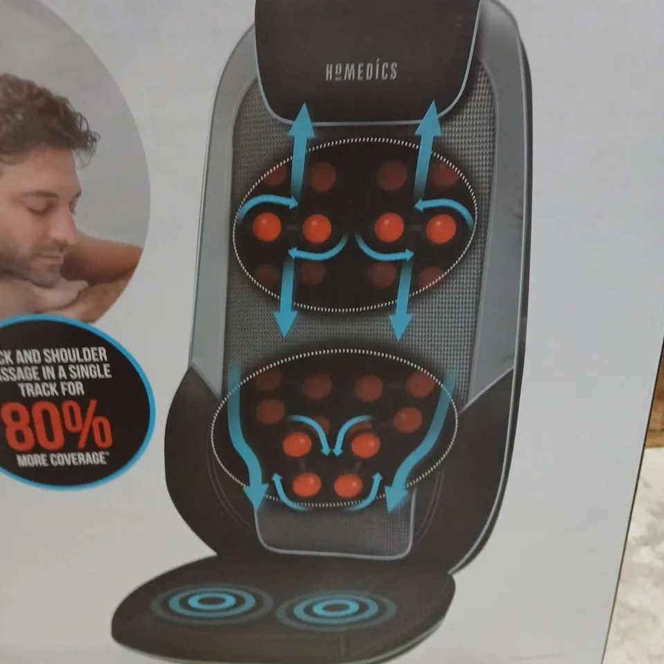 BOXED HOMEDICS SHIATSU MAX 2.5 BACK AND SHOULDER MASSAGER WITH HEAT CBS-2170-EU