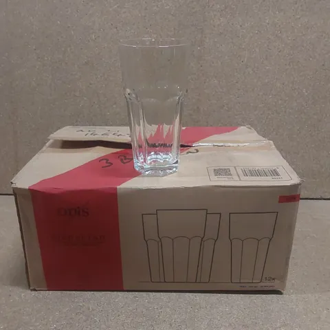 BOXED SET OF 7 ONIS GIBRALTAR COOLER BEVERAGE GLASSES 