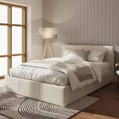 BOXED GFW DOUBLE NATURAL SIDE LIFT OTTOMAN BED (2 BOXES)