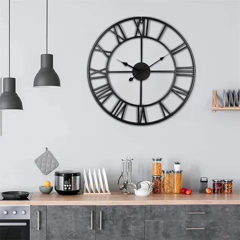 BOXED AZZITTA METAL WALL CLOCK
