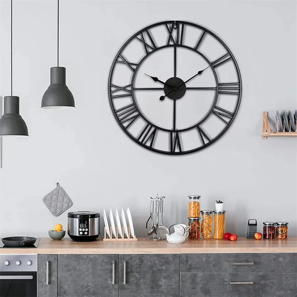 BOXED AZZITTA METAL WALL CLOCK