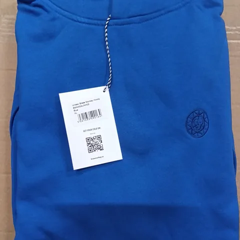 BRAND NEW BRASS MONKEY HOODIES - BLUE SIZE XL APPROXIMATELY 9