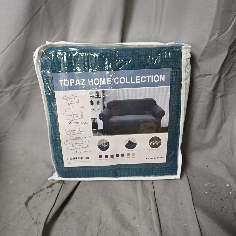 TOPAZ HOME COLLECTION SOFA COVER – TEAL
