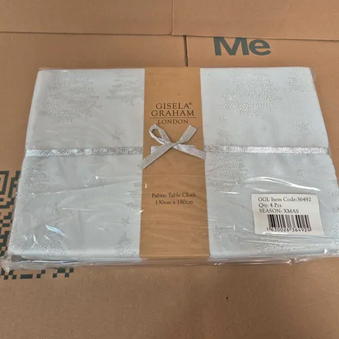 GISELA GRAHAM LONDON FABRIC TABLECLOTH β 130 CM X 180 CM
