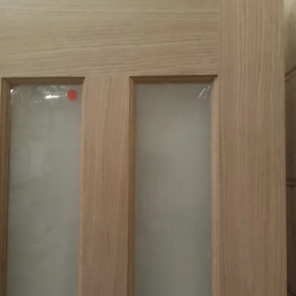 1980 X 840MM 3 GLAZED PANNEL INTERNAL DOOR 