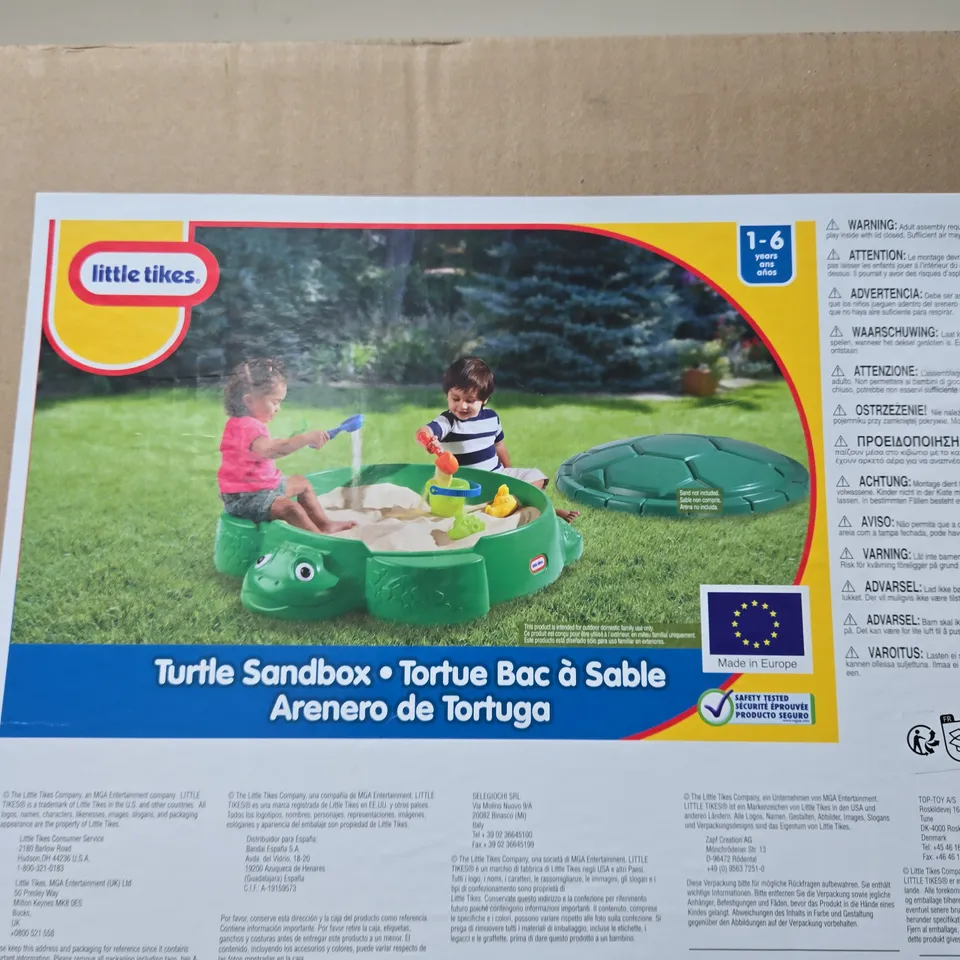 BOXED LITTLE TIKES TURTLE SANDBOX - COLLETION ONLY