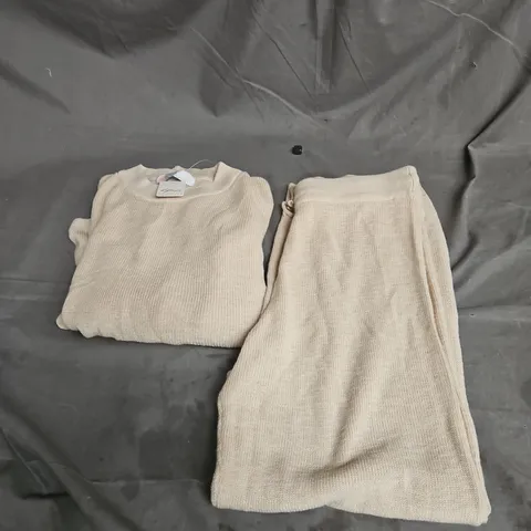 FREE PEOPLE BEACH LOUNGE SET IN NEUTRAL SIZE L