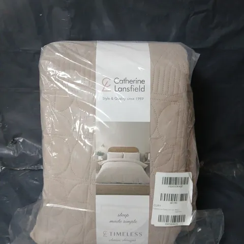 CATHERINE LANDSFIELD FOLKSTONE GEO DUVET COVER SET - NATURAL - SUPER KING SIZE