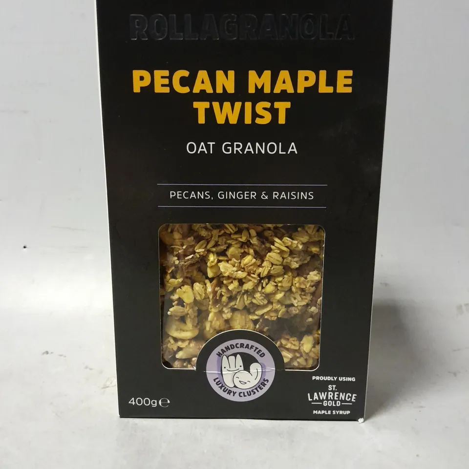 SET OF 6 ROLLAGRANOLA PECAN MAPLE TWIST 