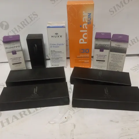 LOT TO CONTAIN APPROX. 10 X ASSORTED BEAUTY PRODUCTS, INCLUDES MAKEUP, SUN OIL, FOUNDATION ETC