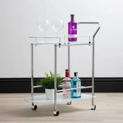 BOXED TEA WINE SERVING CART FOR KITCHEN ACCESSORIES, DRINK TROLLEY WITH WHEELS