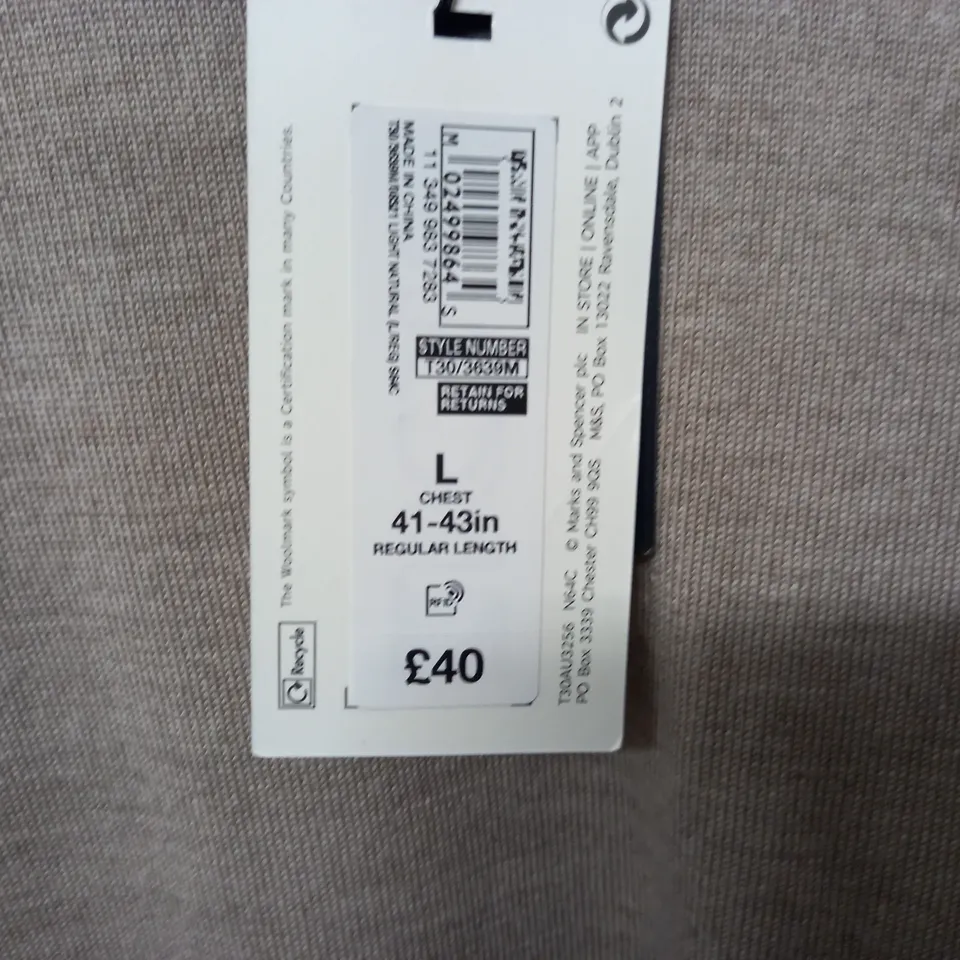 AUTOGRAPH EXTRA FINE MERINO WOOL JUMPER - L