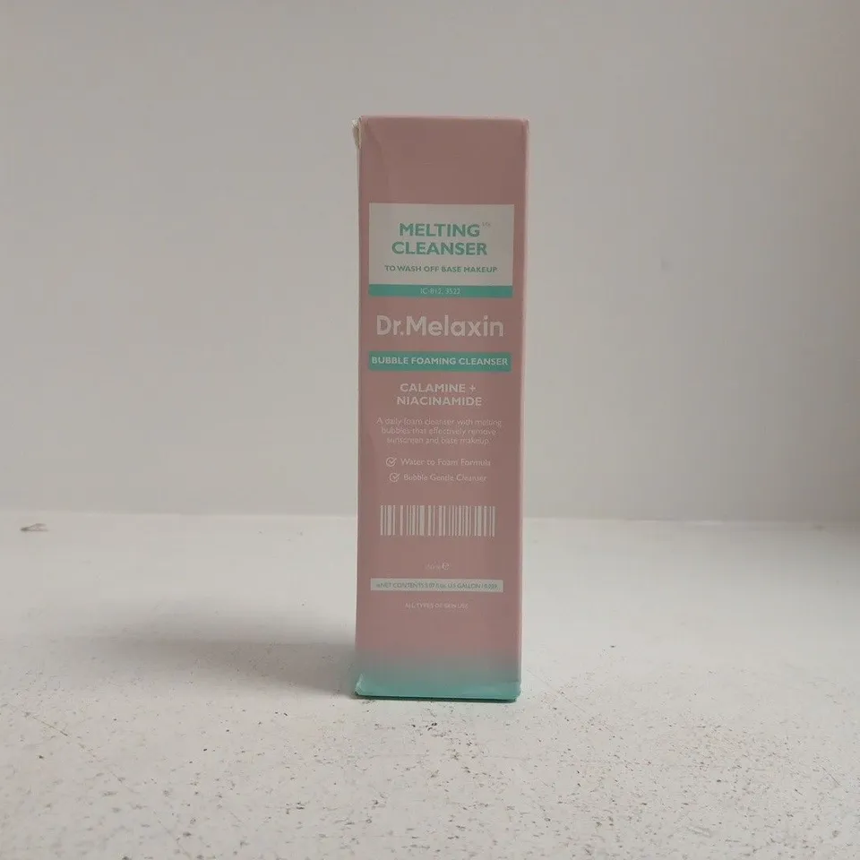 DR. MELAXIN MELTING CLEANSER BUBBLE FOAMING CLEANSER – CALAMINE + NIACINAMIDE (150ML)