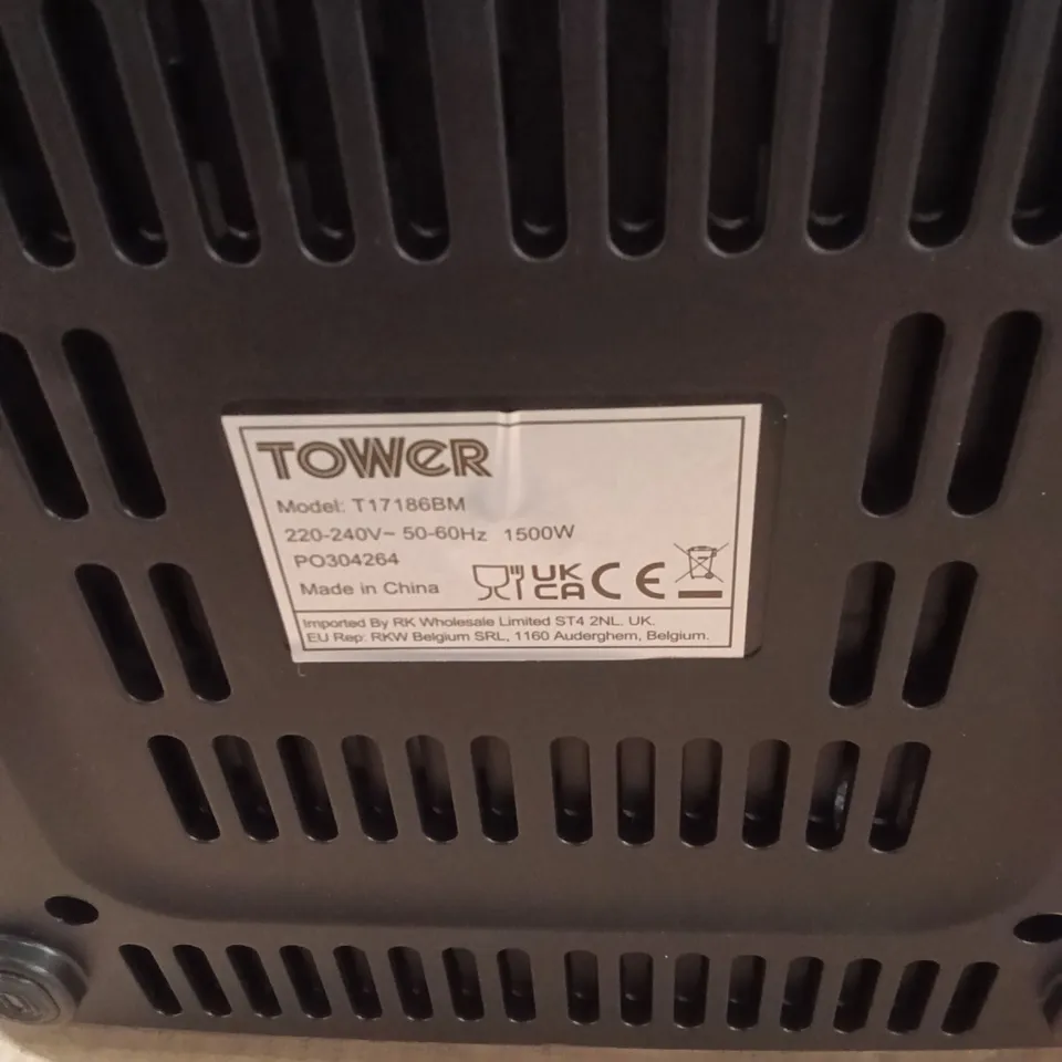 BOXED TOWER AIR FRYER VORTX BLACK - T17186BM