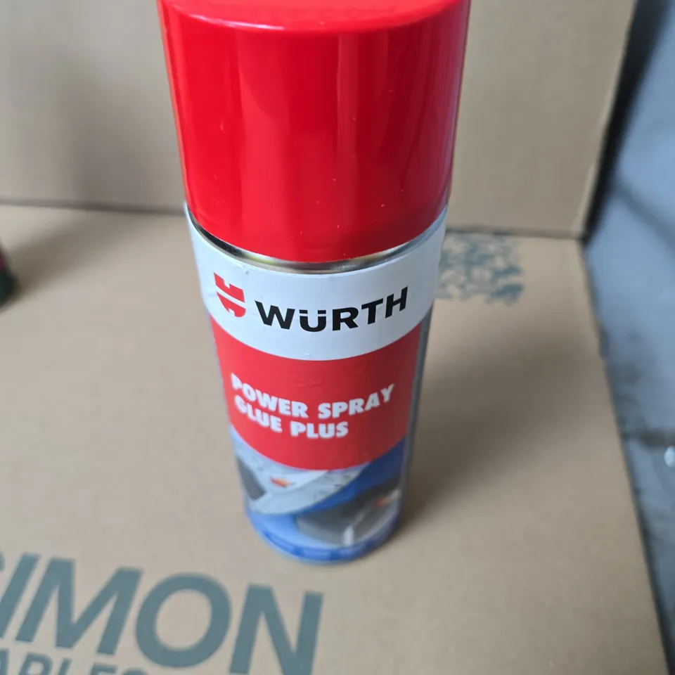 APPROXIMATELY 12 ASSORTED AEROSOLS INCLUDING SILVIKRIN HAIRSPRAY , WURTH POWER SPRAY GLUE PLUS AND BESPOKE LONDON BODY SPRAY 
