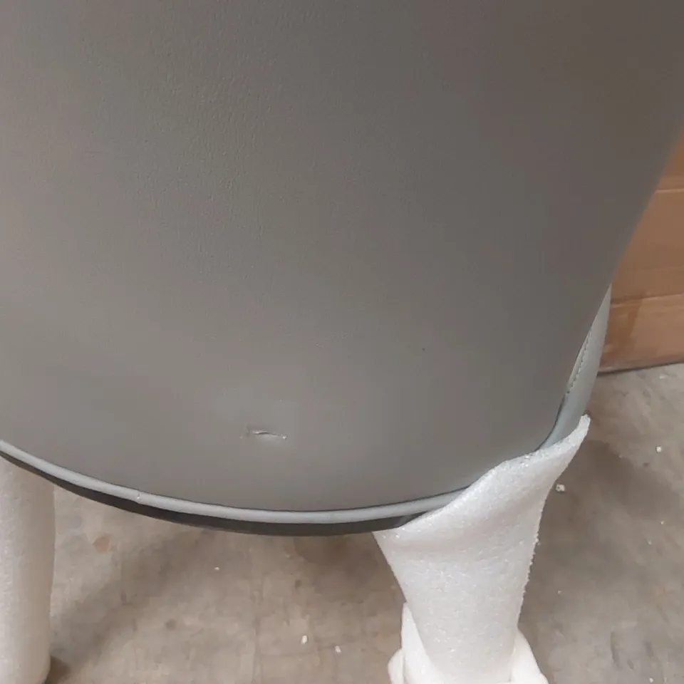 DESIGNER FAUX LEATHER UPHOLSTERED DINING CHAIR