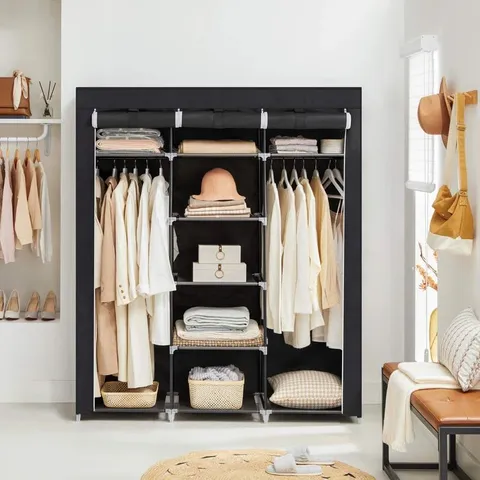 BOXED SALZMAN 150CM CLOTHES STORAGE SYSTEM (1 BOX)