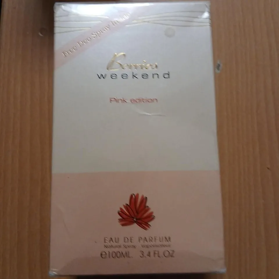 BOXED AND SEALED BERRIES WEEKEND PINK EDITION EAU DE PARFUM 100ML