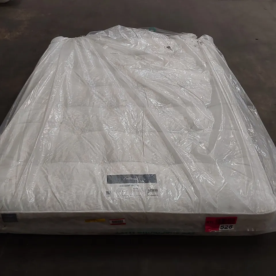 QUALITY BAGGED 5' KINGSIZE SILENTNIGHT ECO COMFORT MICRACOIL ORTHO MATTRESS