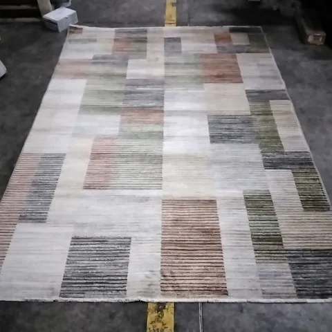 PATCHWORK AREA RUG MULTI-COLOUR APPROXIMATELY160X230CM