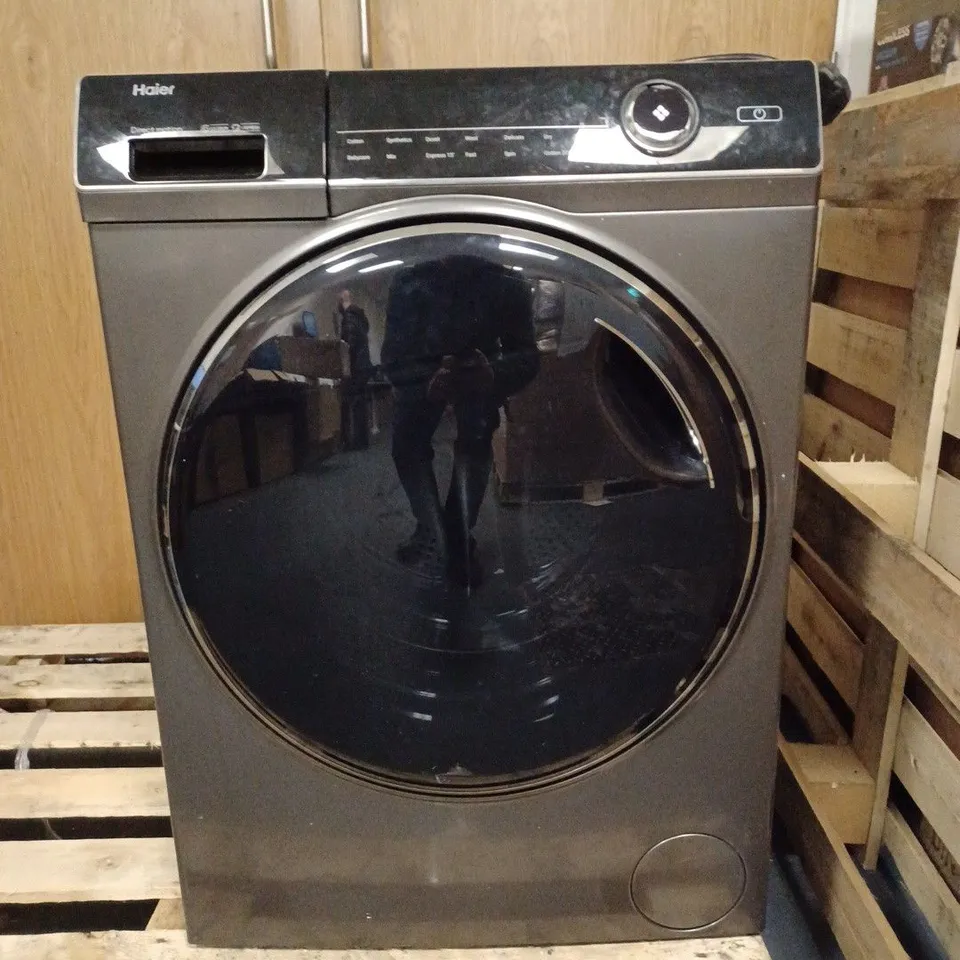 HAIER HWD100-B14979S FREESTANDING WASHER DRYER, 1400RPM 10KG/6KG LOAD, GRAPHITE