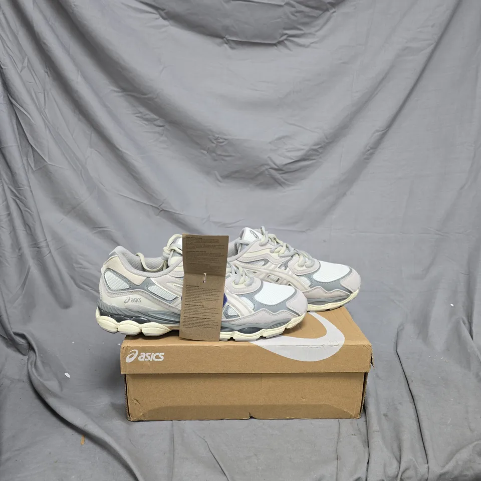 ASICS RUNNING SHOES – GREY/BEIGE MESH 