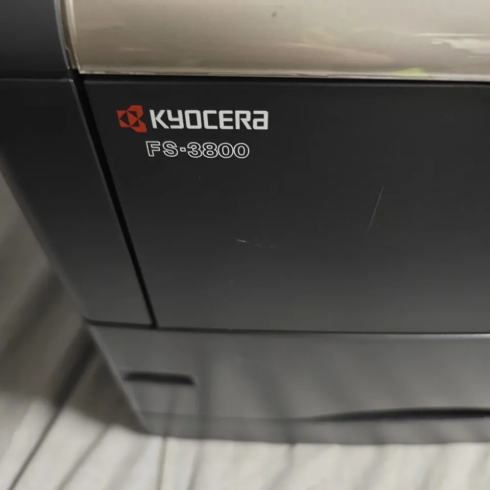 KYOCERA FS-3800 LASER PRINTER. NO POWER PACK INCLUDED
